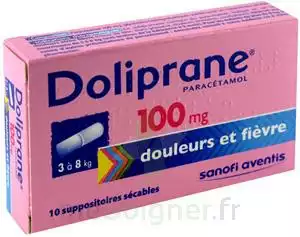 Doliprane 100 Mg Suppositoires Sécables 2plq/5 (10) à Bordeaux