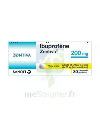 Ibuprofene Zentiva 200 Mg, Comprimé Pelliculé à Bordeaux
