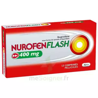 Nurofenflash 400 Mg Comprimés Pelliculés Plq/12 à Bordeaux
